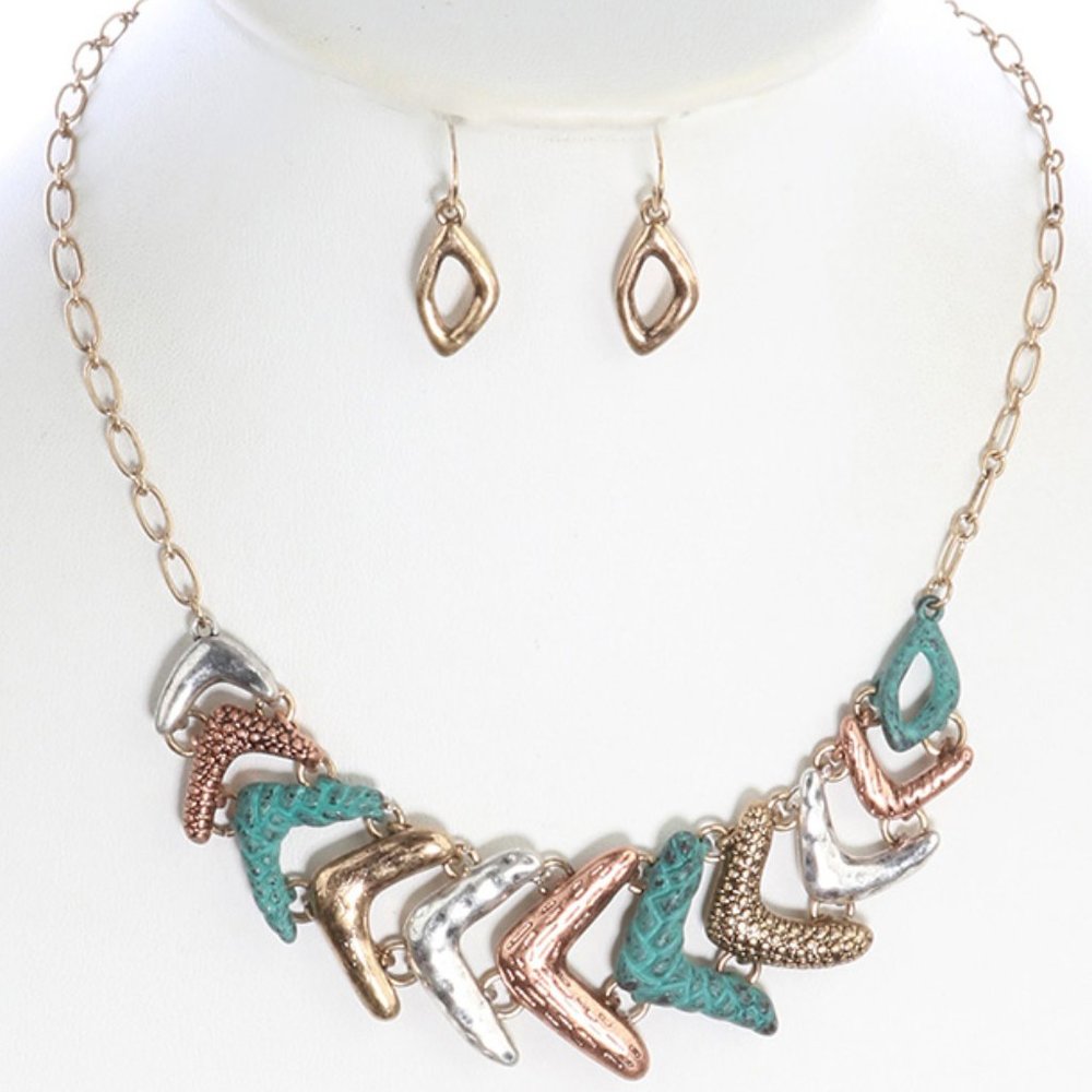 $12 METAL CASTING HAMMERED SET